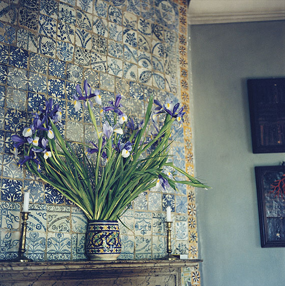 Yto BarradaIris sur la cheminée (Irises on the Mantel) (Schwertlilien auf dem Kamin), 2009/2010C-Print, 100 x 100 cm© Yto Barrada & Galerie Sfeir-Semler, Hamburg/Beirut