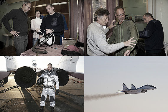 Michael Najjar: Michael at Mig-29 Jet fighter training, © Michael Najjar