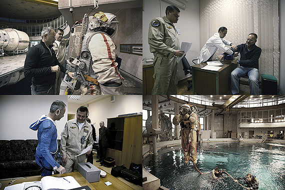 Michael at cosmonaut training in Star City, © Thomas Rusch
