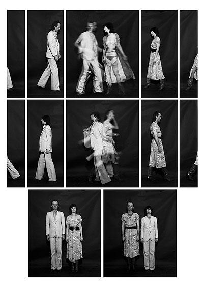J&uuml;rgen Klauke: &bdquo;Rein-Raus&ldquo;, 1976, 12 elements photo tableau on barite paper, Installation measures: 180 x 120 cmCourtesy of the artist and Galerie Anita Beckers