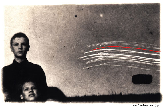 Igor Savchenko. 9.90-3, 1990, 3rd printing, 1993. Toned silver gelatin print, pencil