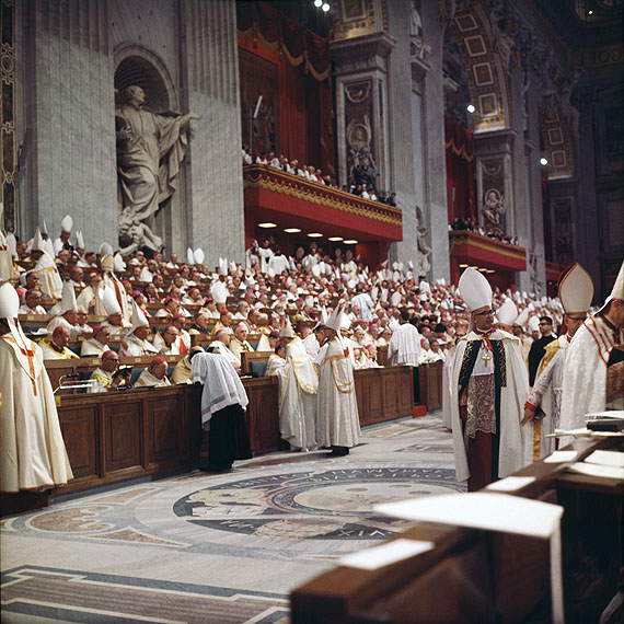 Lothar Wolleh From the series: Second Vatican CoincilRom um 1962-65&copy; Oliver Wolleh