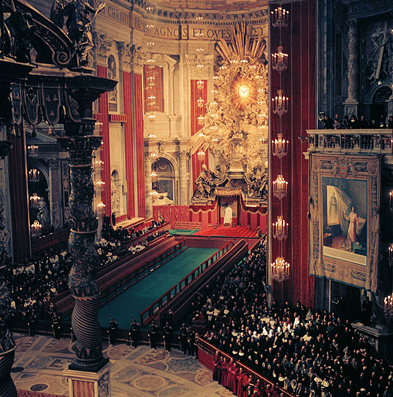 Lothar Wolleh From the series: Second Vatican CoincilRom um 1962-65&copy; Oliver Wolleh