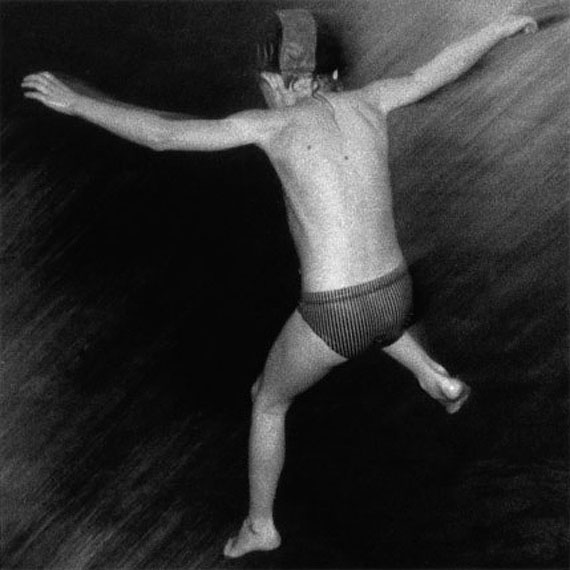 Gundula Friese: Potsdam, Schwimmhalle am Brauhausberg, Springer und Springerin, 19.11.1989