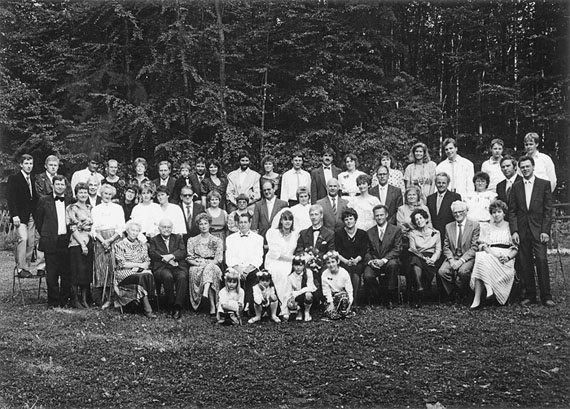 Frank-Heinrich M&uuml;ller: Haldensleben, Hochzeit der Familie Wesarg, 09.09.1989