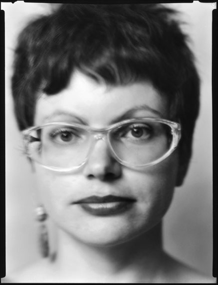 Werner Lieberknecht: Dresden, Portrait im Atelier: Eva aus Westberlin, 19.12.1989