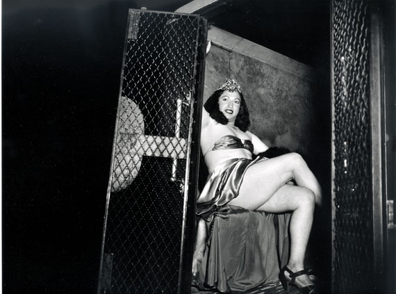 This boy was arrested for dressing like a girl, c 1939 &copy; Weegee