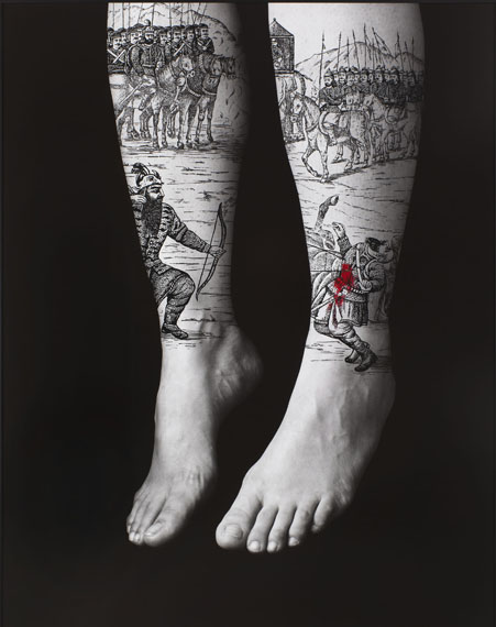 Shirin Neshat. Divine Rebellion, 2012. Acrylic on LE silver gelatin print 157,5 x 124,5 cm. Copyright Shirin Neshat. Courtesy Gladstone Gallery, New York and Brussels.