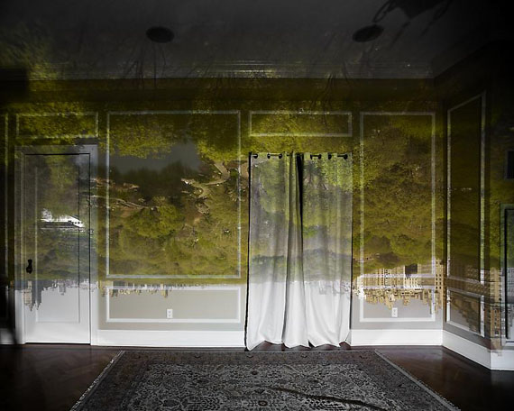 Camera Obscura of Central Park Looking North, Spring 2010© Aberlardo Morell, Courtesy Edwynn Houk Gallery