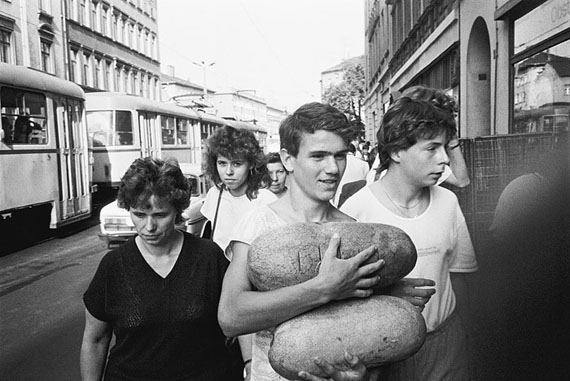 Helfried Strau&szlig;: Leipzig, in der Jahn-Allee, 04.09.1989
