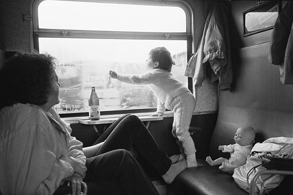 Helfried Strau&szlig;: Unterwegs im Zug nach Plauen, 26.10.1989
