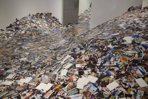 Erik Kessels, 24hrs in Photography, Installation at Foam Amsterdam, 2011. Photo: Gijs van den Berg