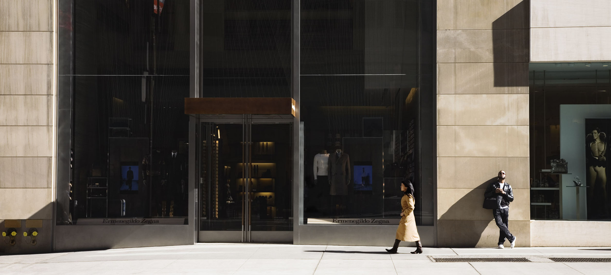 Gudrun Kemsa: Fifth Avenue 3, 2009, 86 x 198 cm, C-Print, Diasec