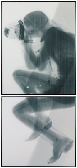 J&uuml;rgen Klauke, Toter Photograph, 1988Photo-work in 2 parts, printed 1993. Total size 263.5 x 119 cmEstimate &euro; 14,000 &ndash; 18,000