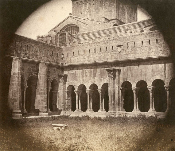 291. Charles N&egrave;gre (1820-1880)Arles, 1853.Clo&icirc;tre Saint-Trophime.Salt print. 