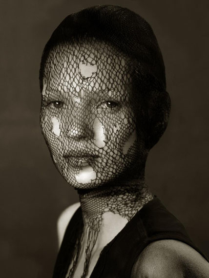Kate Moss (Veil), Marrakech, 1993Archival pigment print 60,9 x 76,2 cm (24 x 30 in.) Edition of 25