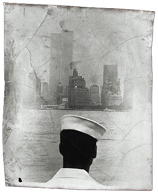 Staten Island Ferry1990Silverprint, mixed media127 x 95 cm