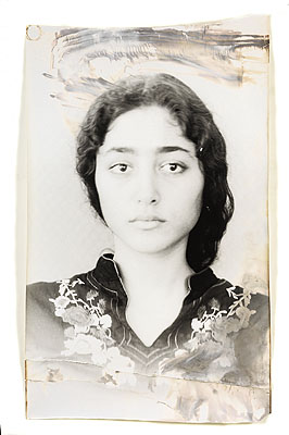 Golshifteh2006Silverprint, mixed media204 x 127 cm