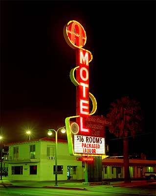 Albert Watson, Miss Beehayving, A Motel, courtesy of Hamiltons Gallery