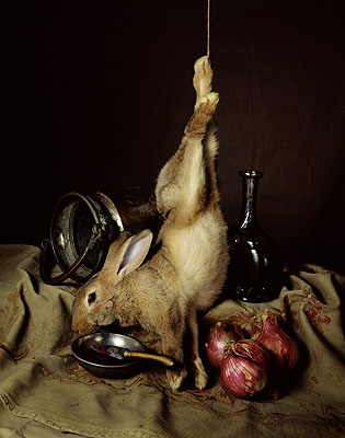 Nature morte au lapin, © 2004 by Guido Mocafico