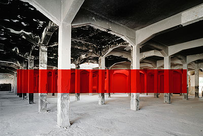 Matadero, 2007Lambda print125 x 160 cm© Georges Rousse. Galerie RX, Paris.