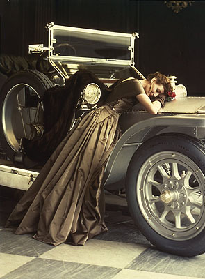 Wenda over the Rolls, Vogue, April 1951Vintage cibachrome, signed43 x 33 cm/ 17 x 13 inches&nbsp;8- Carmen's Armpit, Vogue, 1950Modern gelatin silver print, signed29 x 22 &frac12; cm/&nbsp; 11 &frac12; x 9 inches