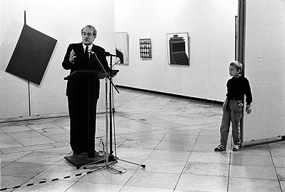 Helfried StraußJohannes Rau eröffnet die Ausstellung