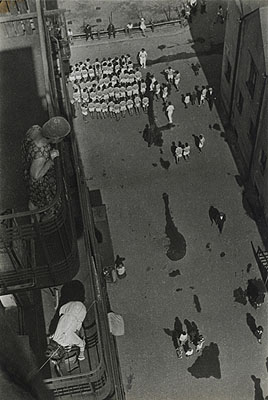 People Gathering to Take Part in a Demonstration. 1928 (1933)Artist print, Museum 