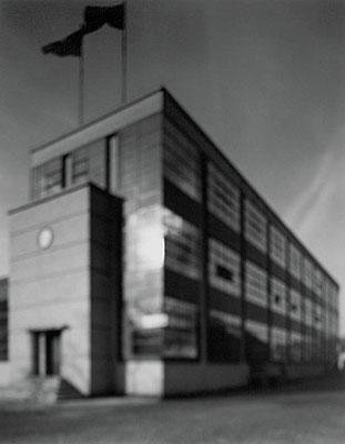 Hiroshi Sugimoto. Fagus Shoe Last Factory. 1998. Gelatin silver print. 23 x 18 1/2 in. 