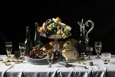 Robyn StaceyThe Duke of Northumberland's Tableclothfrom The Great and the Good, 2008type c prints120 x 159cm, edition of 5 + 2 AP
