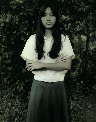 Ingar KraussUntitled, Davao 2006Silver gelatine print, oil colours40 x 33 inches
