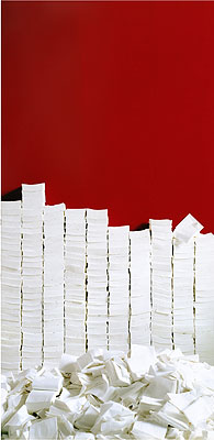 30.000 Red(Memorial for the union of arrogance and war industry #3)2007chromogenic print, Diasec140 cm x 67,5 cmEdition of 5 + 2 ap.
