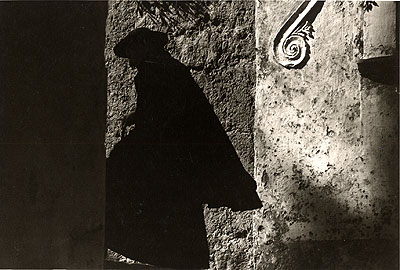 Ernst Haas, 'Positano Priest, Italy' 1953 © Ernst Haas, courtesy Getty Images.
