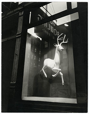 Berenice AbbottDesigner's window, Bleeker Street, New York, 1947