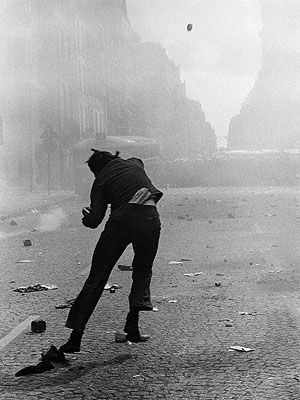 Mai 68, rue Saint Jacques, Paris, 6 mai 1968