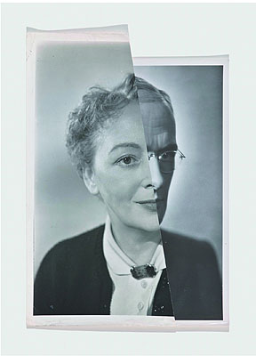 John Stezaker, Marriage (Film Portrait Collage), 2008, Collage© John Stezaker / Sammlung Verbund, WienCourtesy The Approach Gallery, London