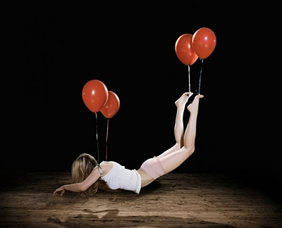 Sam Taylor-Wood: Escape Artist (Red)Courtesy White Cube, London