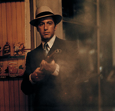 Steve Schapiro, Shooting the Gun, The Godfather, courtesy of HAMILTONS
GALLERY