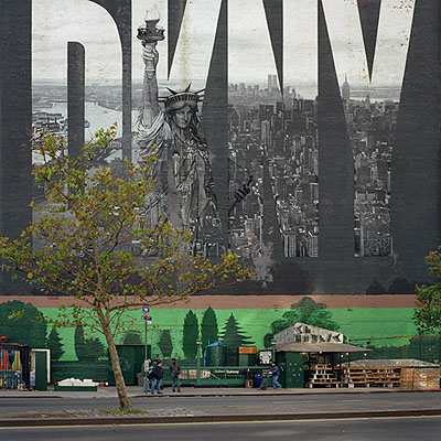 'Manhattan' from the series ' Picture Worlds - The Manhattan Project 2001-2007' C-Print Diasec, 2003, 150 x 150 cm