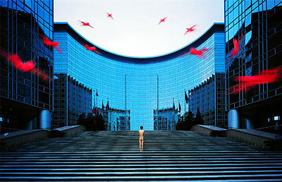Sprinting Forward 4C-Print 2004, 121 x 191 cm