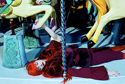 Miles Aldridge, Le Manage Enchante #4, Doll Face, courtesy of Hamiltons Gallery