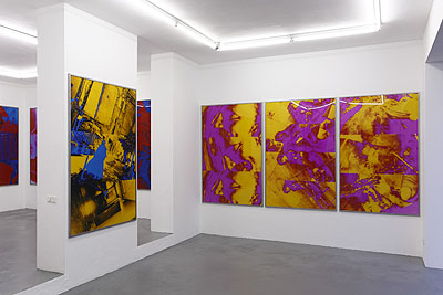 Katharina Sieverding: Ressource Terabyte 2009installation view Galerie Christian Lethert, Cologne© Simon Vogel, Köln