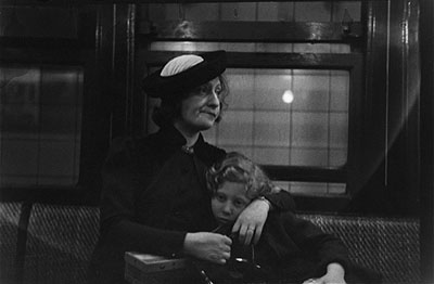Walker Evans [Subway Passengers, New York], 1938Vintage gelatin silver print 11.8 x 16.6 cmPrivate collection © Walker Evans Archive, The Metropolitan Museum of Art