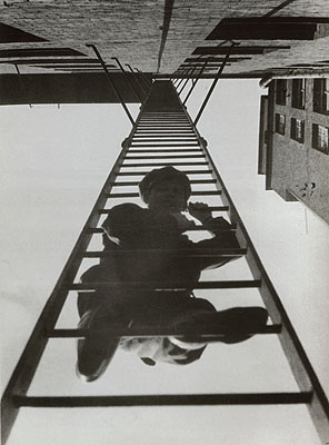 Alexander RodchenkoFire Escape (with a man) © A. Rodchenko, V. Stepanova Archive, Moscow House of Photography Museum