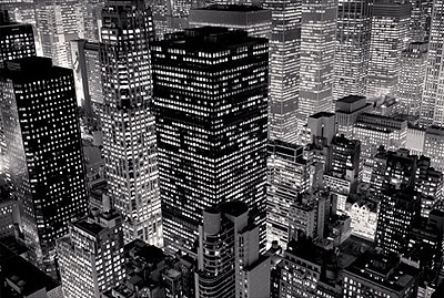 © Michael Kenna. Mary Poppins over Midtown, New York City, USA, 2006.