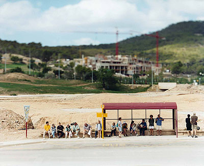 Busstop, 2000c-print, aludibond, plexi, framed45 x 55 cm, ed. 8