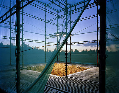 Cube - inside, 2004, C-print / Ilfochrome mounted on whiteglass and polystyrol, 100 x 127 cm , Edition of 6 +2AP.