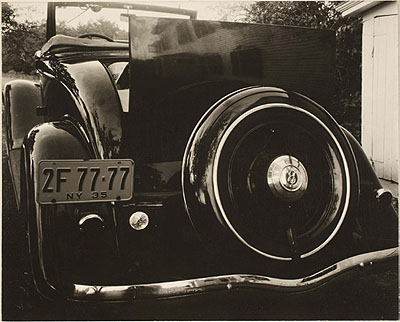 Alfred StieglitzFord V-8 1935 gelatin silver photograph, 19.5 x 24.3 cm George Eastman House,part purchase and part gift from Georgia O'Keeffe© Alfred Stieglitz Estate