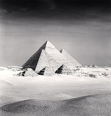 Giza Pyramids, Study 6, Cairo, Egypt, 2009 © Michael Kenna