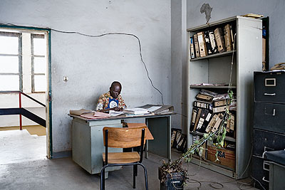 Guy TillimCity Hall offices, Lubumbashi, DR Congo, 20072007Archival pigment ink on cotton rag paper91.5 x 131.5 cmCourtesy Kuckei + Kuckei